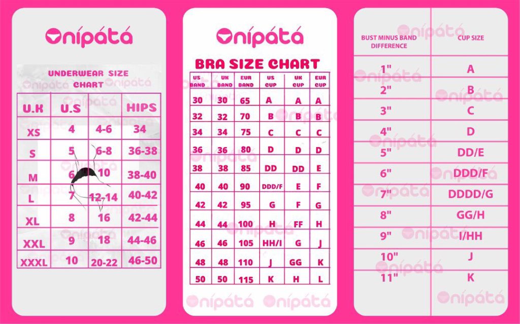 Onipata size guide